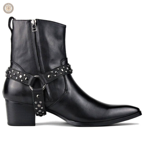 Bottes cowboy homme en cuir, design authentique et robuste