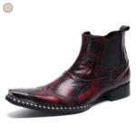 Boots Western Carrées pour homme en style cowboy