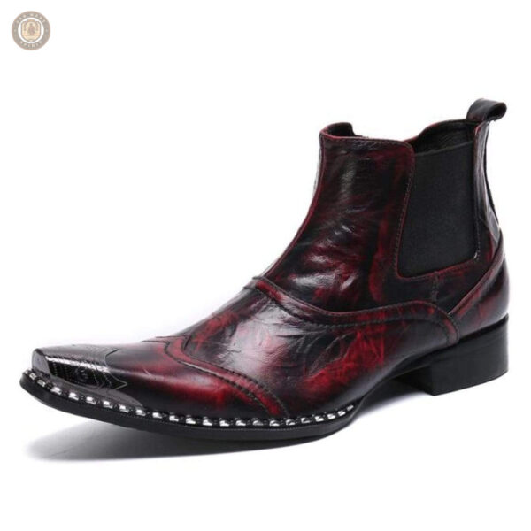 Boots Western Carrées pour homme en style cowboy