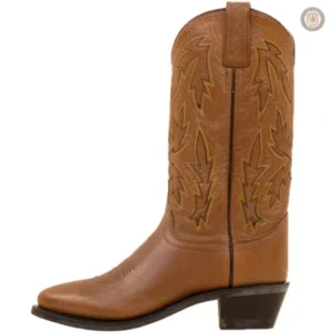 Bottes cowboy marron pour femme