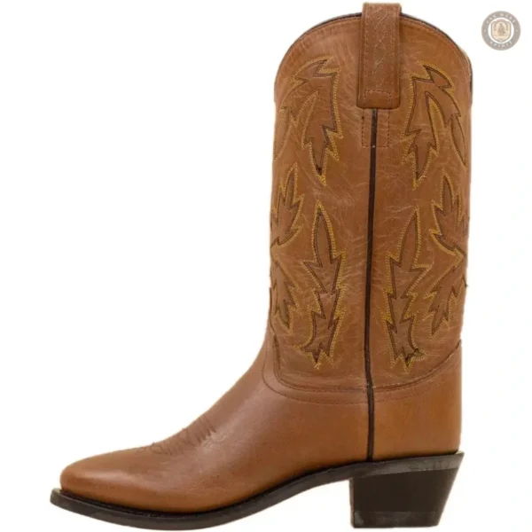 Bottes cowboy marron pour femme
