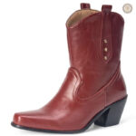 Bottes Courtes Style Western pour femme