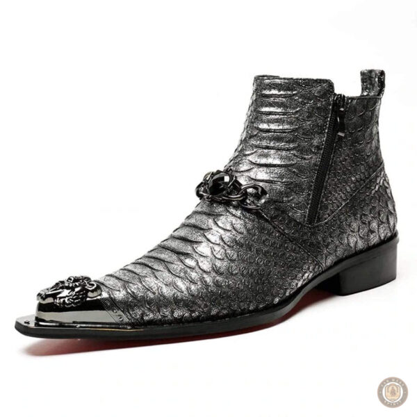Bottes cowboy courtes pour homme en style classique