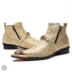 Bottes courtes en cuir, parfaites pour un style western
