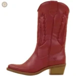 Bottes cowboy rouges pour femmes élégantes et audacieuses