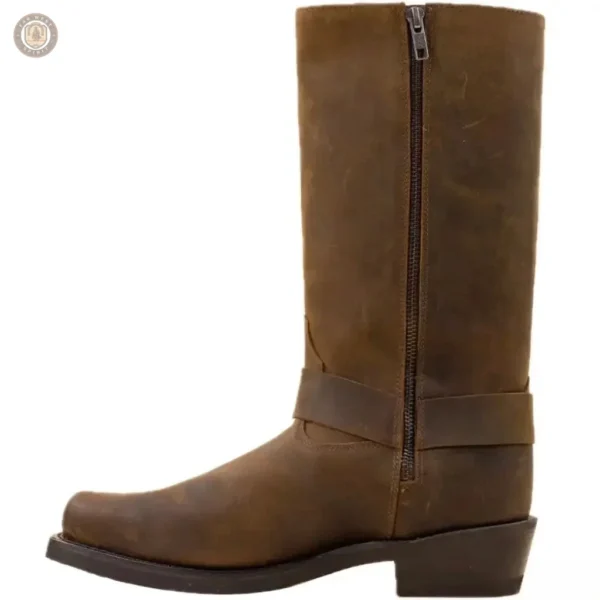 Bottes Cowboy classiques en cuir pour homme