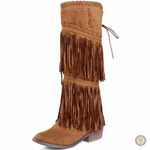 Bottes Cowboy Femme à Franges