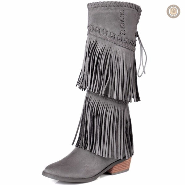 Bottes Country avec franges pour un style western féminin