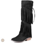 Bottes à franges pour un look décontracté et élégant