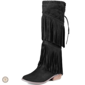 Bottes à franges pour un look décontracté et élégant