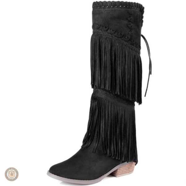 Bottes à franges pour un look décontracté et élégant