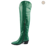 Bottes Cowboy Vertes pour femme, style classique et tendance