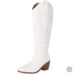 Bottes Blanches Western pour femme