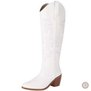 Bottes Blanches Western pour femme