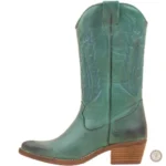 Bottes Western Bleues pour femme, style cowboy élégant