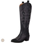 Bottes Cowboy Femme, look western classique et raffiné
