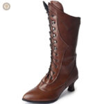 Bottes Western Femme Vintage en cuir