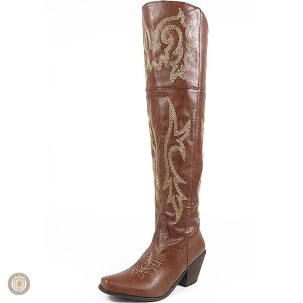 Bottes Western Femme Hautes en style cowboy