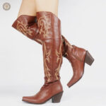 Bottes Cowboy Femme avec design élégant et tendance