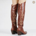 Chaussures Hautes Femme style Western pour un look audacieux