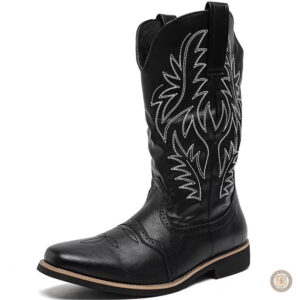 Bottes Cheval Western Noires pour homme