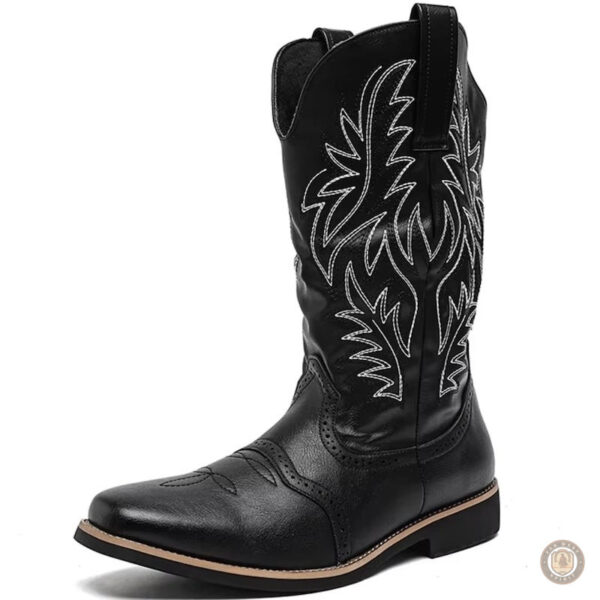 Bottes Cheval Western Noires pour homme