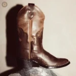 Bottines marron pour un look western élégant et confortable