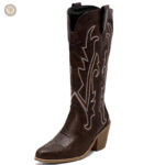 Bottes Country Noires, parfaites pour un style western féminin