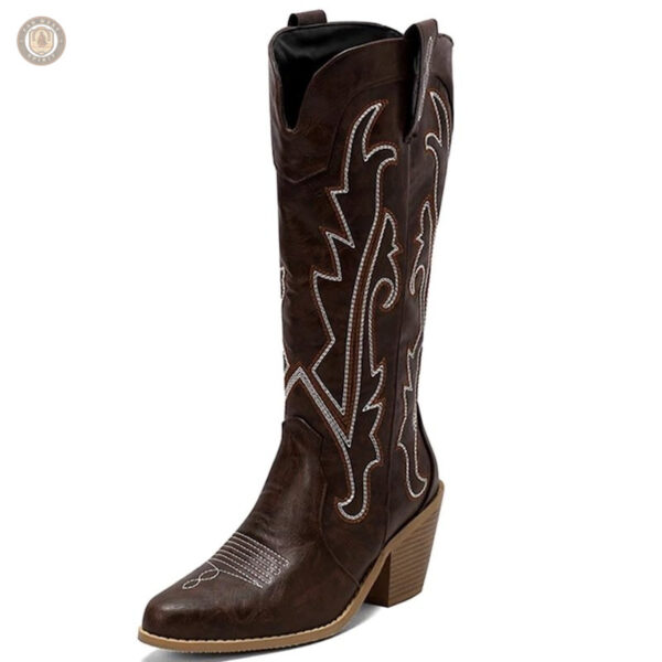 Bottes Country Noires, parfaites pour un style western féminin