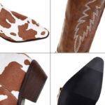 Bottes style Far West pour un look western authentique