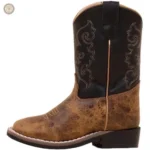 Bottes cowboy pour bébé en cuir souple