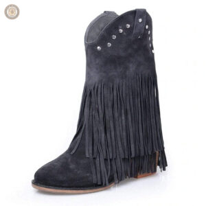 Bottes en daim pour un style cowboy féminin