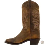 Bottes cowboy Arizona en cuir à style Western