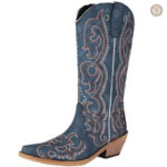 Bottes Cowboy Femme Bleues pour un style country élégant