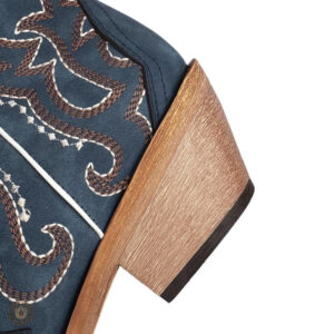 Bottes de Country Décontractées en Teinte Bleue pour Femme