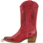 Bottes Cowboy Rouges pour Femme, style country tendance