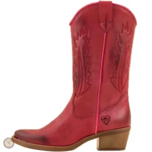 Bottes Cowboy Rouges pour Femme, style country tendance