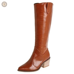 Style western élégant avec tige haute et confort optimal