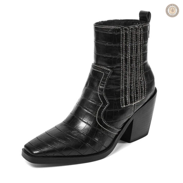 Bottes Cowboy Femme au style crocodile