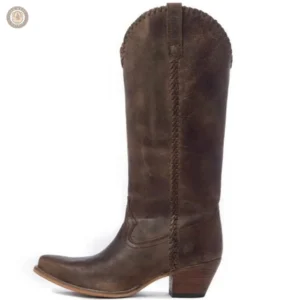Bottes Western en cuir pour femme