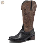 Bottes Cowboy Vintage pour femme, style western élégant
