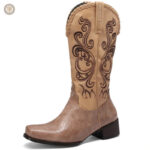 Bottes Western femme, design rétro et chic pour un look unique