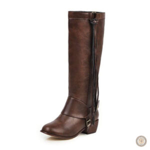 Bottes Cowboy Femme en cuir pour équitation