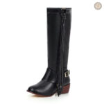 Bottes Équitation en cuir pour un look western