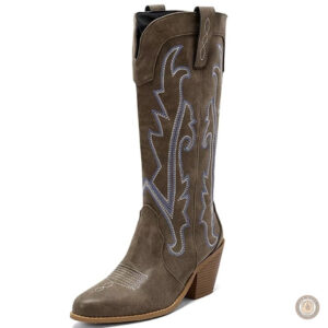 Bottes cowboy femme, design Santiag tendance