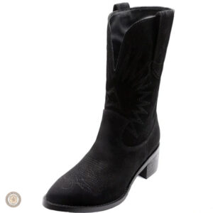 Bottes Cowboy en daim avec style western