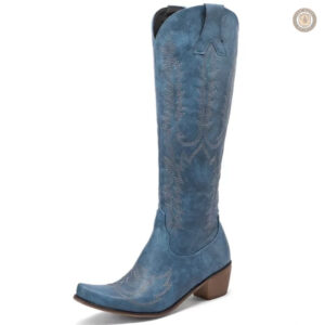 Bottes Western Femme Bleues élégantes et tendance