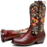 Bottes Cowboy Femme avec design élégant et confortable
