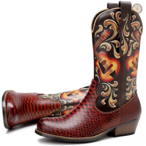 Bottes Cowboy Femme avec design élégant et confortable