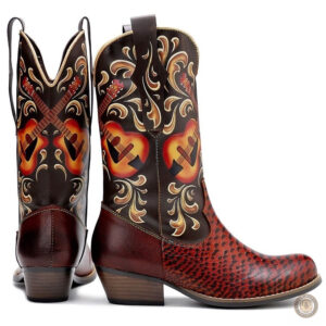 Bottes à bouts ronds pour un style Western intemporel